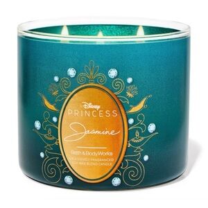 Disney Princess Jasmine Limited Edition 3-Wick Candle.  Retired.